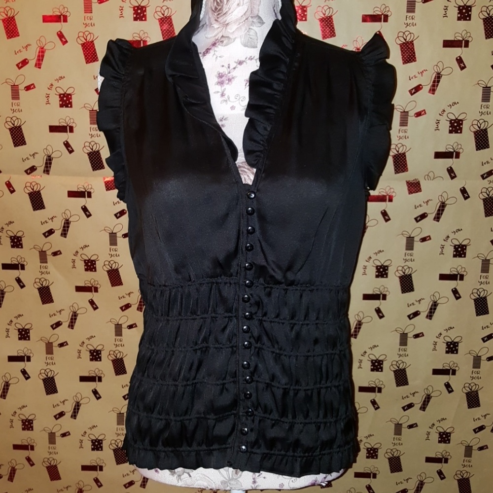 Essentials black dressy tank